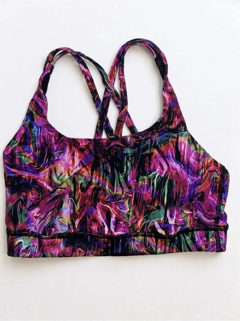 lululemon athletica Multicolor Purple-Pink Sports Bra
